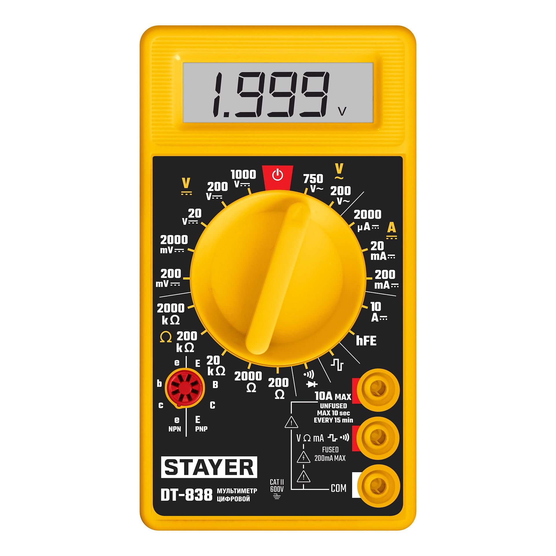 Мультиметр цифровой  DT-838 45306_z01