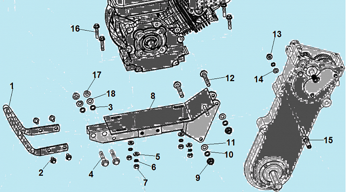 7 РАМА КУЛЬТИВАТОР CHAMPION ВС7713